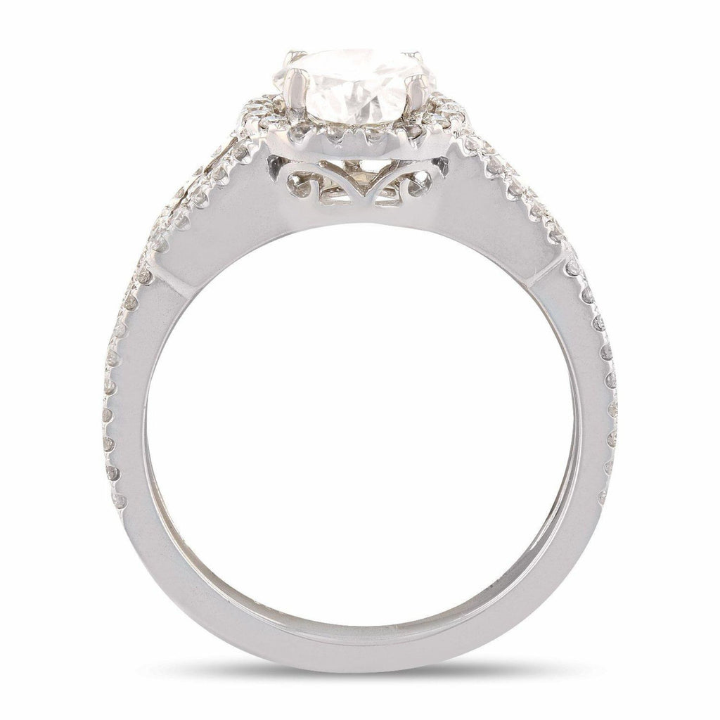 1.65ctw Diamond 14K White Gold Ring