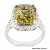 9.29ct Alexandrite and 0.58ctw Diamond Platinum Ring (GIA CERTIFIED)