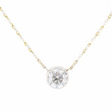 0.98ct Diamond 14K White Gold Necklace/Pendant