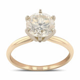 2.20ct SI2 CLARITY CENTER DIamond 14K Yellow Gold Ring (EGL CERTIFIED)