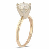 2.20ct SI2 CLARITY CENTER DIamond 14K Yellow Gold Ring (EGL CERTIFIED)