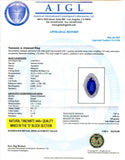 7.67ct Tanzanite and 1.59ctw Diamond 14K White Gold Ring (GIA CERTIFIED)