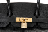 Pre-Owned Hermès Noir Ardennes Birkin 35