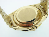 PRE OWNED MENS ROLEX YELLOW GOLD GMT-MASTER WITH A BLACK DIAL 16758