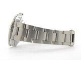PRE OWNED MENS ROLEX STAINLESS STEEL GMT MASTER II WITH A BLACK DIAL 16710