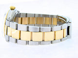 Pre Owned Mens Rolex Two-Tone Datejust with a Black Dial 16013