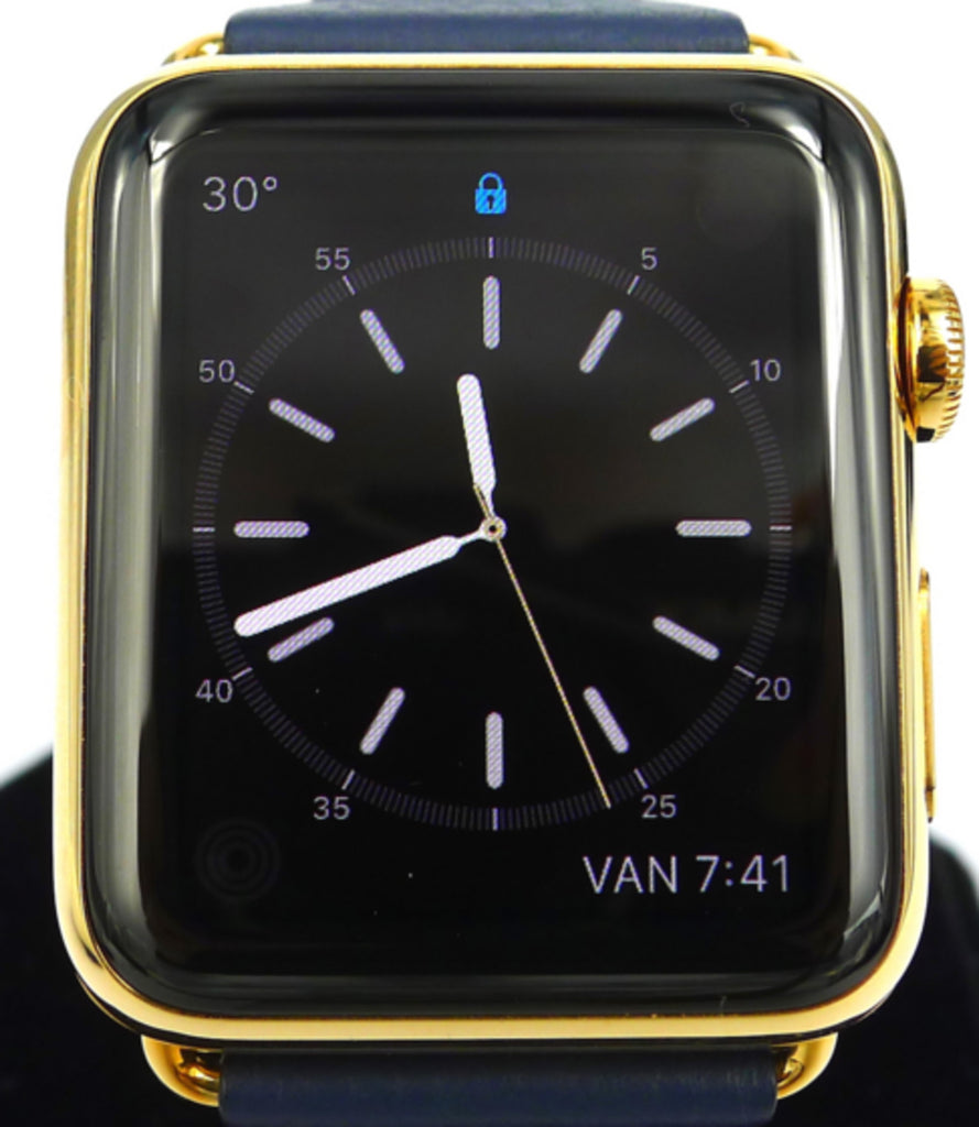 Apple Watch 42mm 18-Carat Yellow Gold Case with Black Classic Buckle