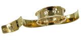 Gold Victorian belt ring with pearls