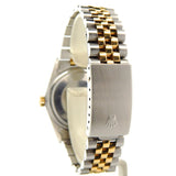 Pre Owned Mens Rolex Two-Tone Datejust with a Gold Tapestry Dial 16013