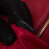 Prada Red Nylon Shoulder Bag with Shoulder Strap