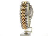 Pre Owned Mens Rolex Two-Tone Datejust with a White Roman Dial 116233