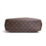 Louis Vuitton M40388 Monogram Macassar Canvas Kitan Handbag with Shouler Strap