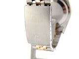 Pre Owned Mens Rolex Two-Tone Datejust with a Black Dial 16263