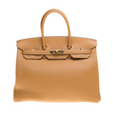 Hermes Moutarde Togo Leather Birkin 35cm (T Stamp)