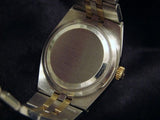 PRE OWNED MENS ROLEX TWO-TONE OYSTERQUARTZ DATEJUST GOLD CHAMPAGNE 17013