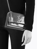 Small Sunset Gold Monogram Black Patent Leather Bag