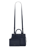 East Side Small Tote Bag In Midnight Blue Smooth Leather
