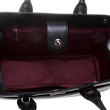 Chanel Black Calfskin Leather Handbag with Shoulder Strap