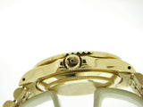 PRE OWNED MENS ROLEX YELLOW GOLD GMT-MASTER WITH A BLACK DIAL 16758