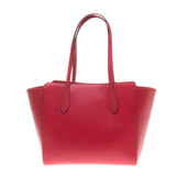 Gucci 354408 Red Swing Leather PM Tote Bag