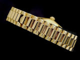 Pre Owned Mid-Size Rolex Yellow Gold Datejust President with a Black Dial 6827