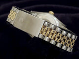 Pre Owned Mens Rolex Two-Tone Datejust with a Gold Diamond Dial 16013