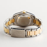 Pre Owned Mens Rolex Two-Tone Datejust with a White Dial 16233