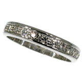 Estate white gold diamond eternity band
