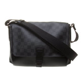 Louis Vuitton N41457 Damier Graphite Canvas Messenger PM Crossbody Bag