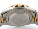 PRE OWNED MENS ROLEX TWO-TONE GMT-MASTER II WITH A BLACK DIAL 16713