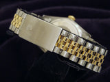 Pre Owned Mens Rolex Two-Tone Datejust Diamond with a Silver Dial 16013