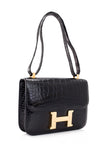 Black Alligator Lisse Constance 23