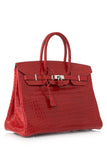 Braise Porosus Crocodile Lisse Birkin 35
