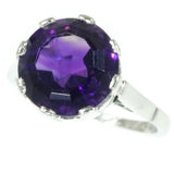 Platinum vintage engagement ring