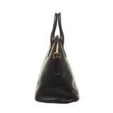 Miu Miu Black Madras Nappa Leather Handbag