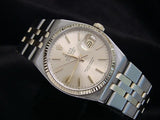 Pre Owned Mens Rolex Two-Tone Oysterquartz Datejust Gold Champagne 17013