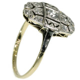 Art Deco diamond engagement ring