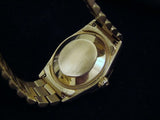 Pre Owned Mid Size Rolex Yellow Gold Datejust President with Tapestry Dial 68278