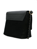 Isabel Marant Medium Asli Black Suede And Leather Shoulder Bag