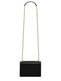 Small Sunset Gold Monogram Black Patent Leather Bag