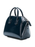 Antigona Mini Deep Blue Patent Leather Handbag