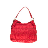 Prada Red Nylon Shoulder Bag with Shoulder Strap