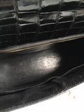 Hermes Kelly 32 Black Crocodile