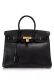 Pre-Owned Hermès Noir Ardennes Birkin 35