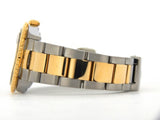 Pre Owned Mens Rolex Two-Tone Datejust with a Black Dial 16263