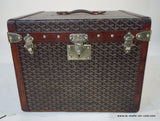1920s Goyard Hat Trunk or Malle Goyard à Chapeaux Avec Chassis