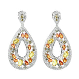 Color Splash Diamond Earrings