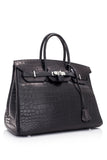 Black Crocodile Niloticus Mat Birkin 35