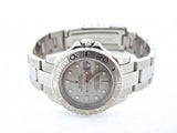 PRE OWNED LADIES ROLEX STAINLESS STEEL & PLATINUM YACHT-MASTER DATE 169622