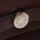 Hermes Dark Brown Canva Herbag Zip 31cm (R Stamp)
